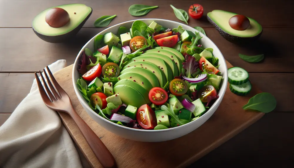 Frühling auf dem Teller: Veganer Salat mit Avocado