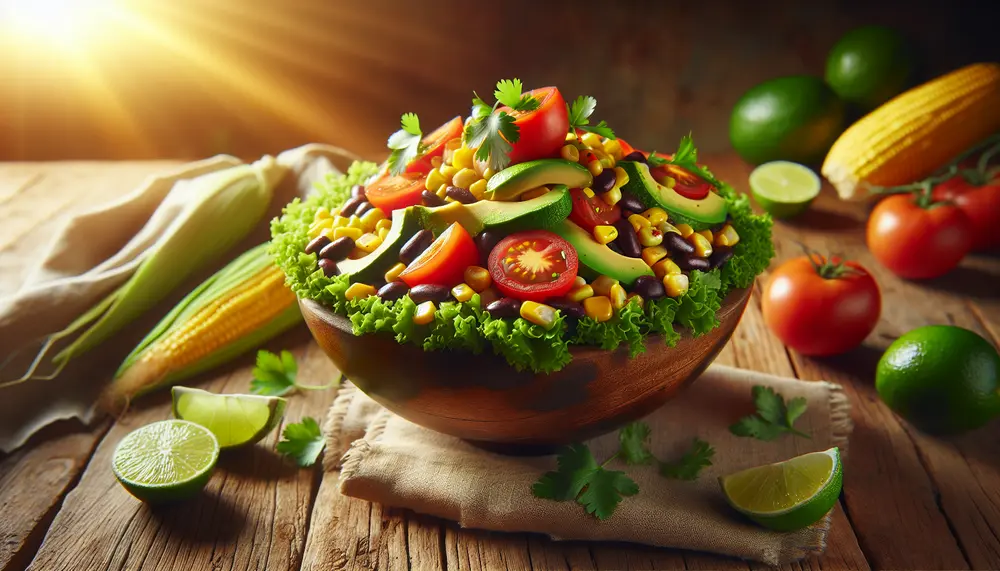 Südamerikanisches Flair im Teller: Veganer Mexikanischer Salat