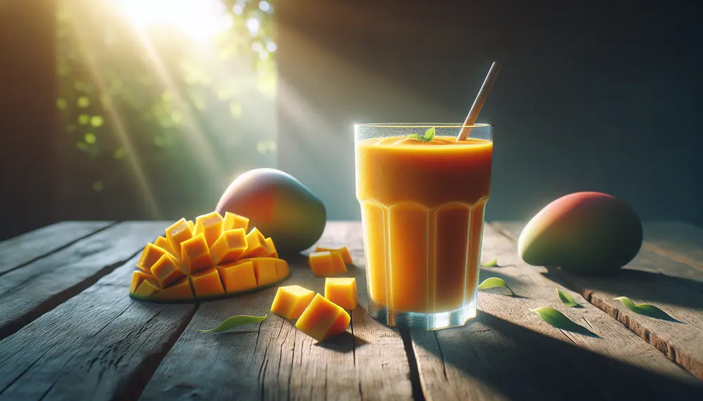Vitaminkick am Morgen: Gesunder Smoothie mit Mango und Co.
